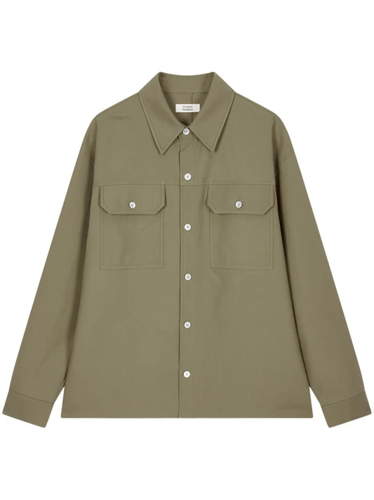 Two-Pocket Cotton Shirt