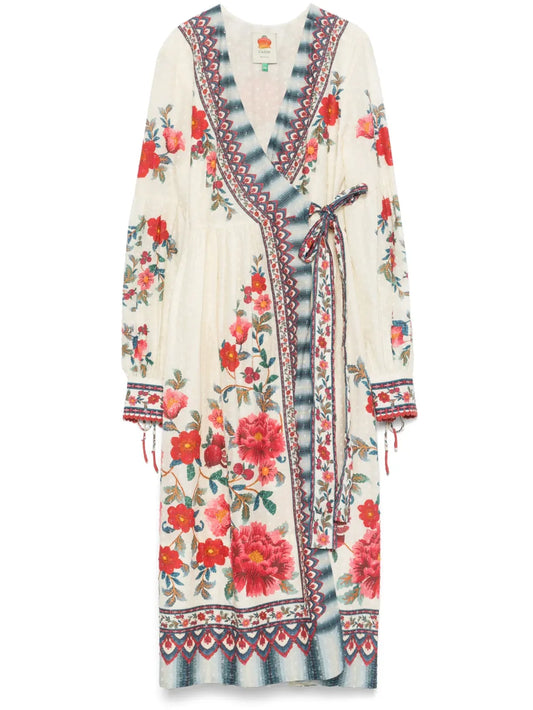 Mosaic Garden Midi Dress