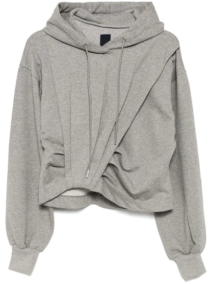 Ribbed Cuffs Hoodie