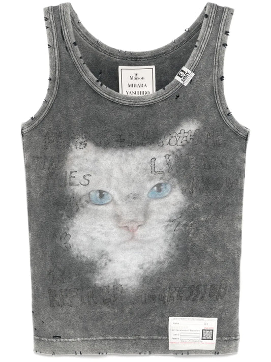 Graphic-Print Vest