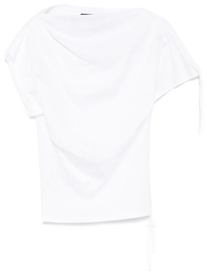 Asymmetric Neck T-Shirt