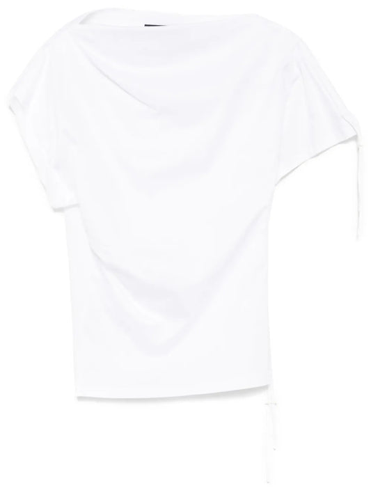 Asymmetric Neck T-Shirt
