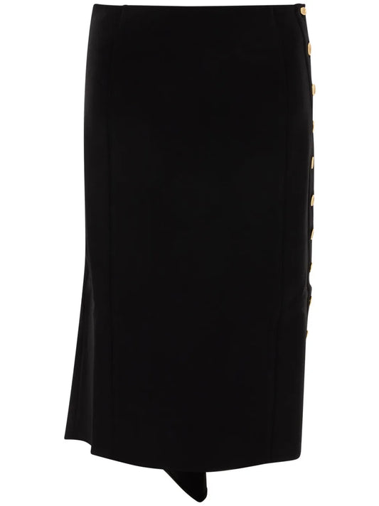 Asymmetric Midi Skirt