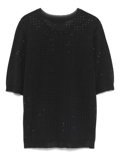 Crystal-Embellished Top