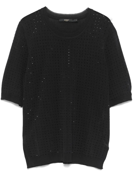 Crystal-Embellished Top