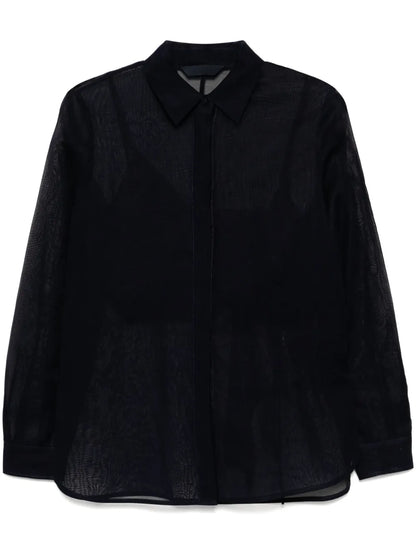 Ribbon Bustier Shirt