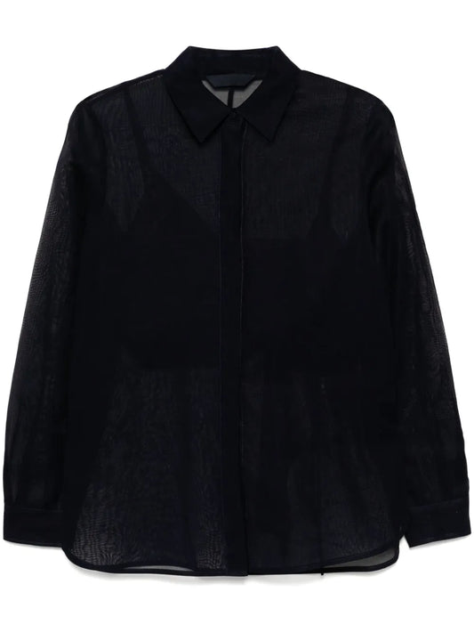 Ribbon Bustier Shirt