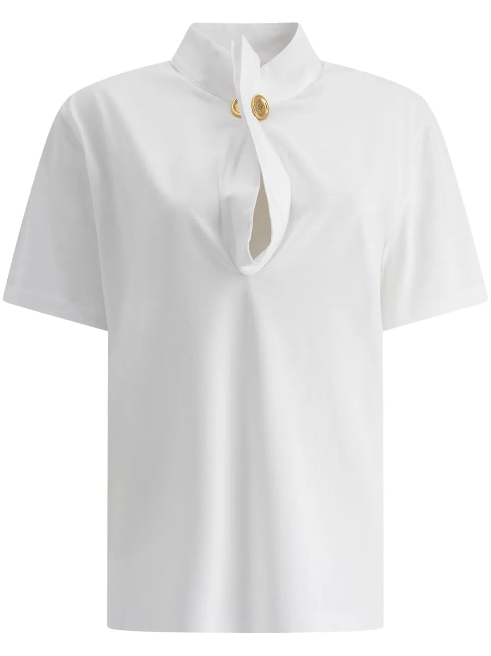 Buttoned-Collar T-Shirt