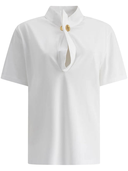 Buttoned-Collar T-Shirt