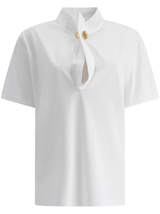 Buttoned-Collar T-Shirt