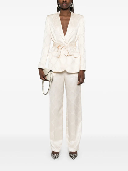 Oval T-Jacquard Trousers