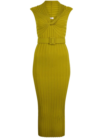 Belted Midi Dress