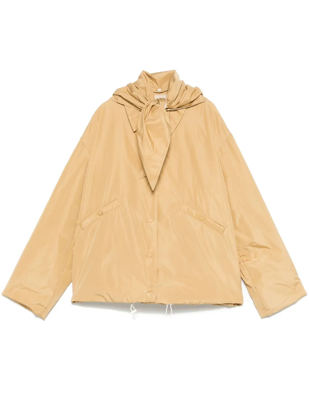 Scarf-Detail Jacket