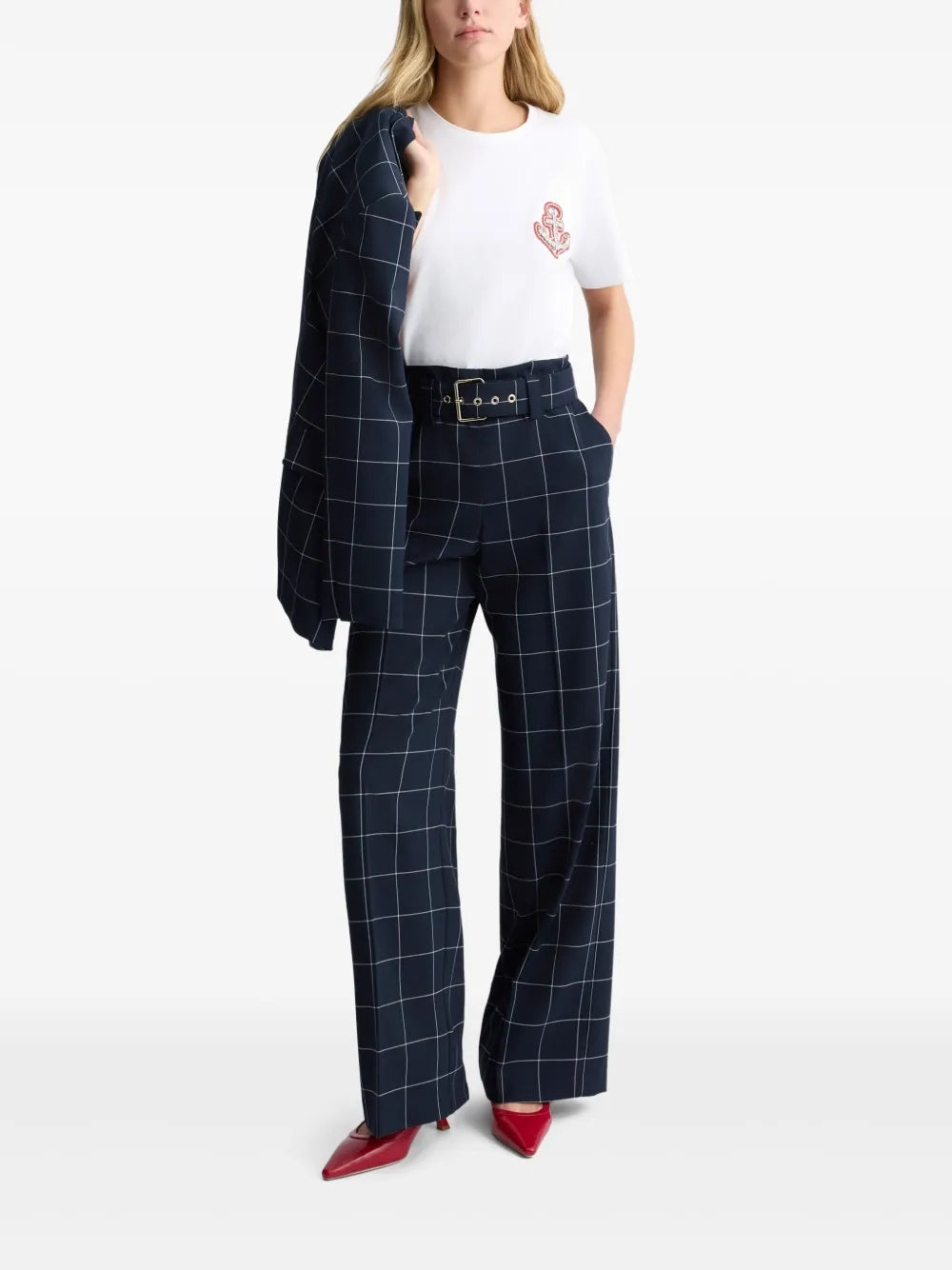 Tailored Check Trousers