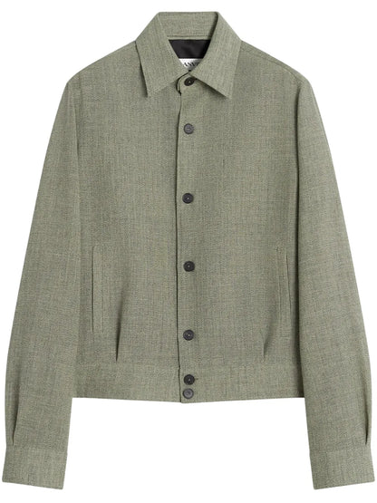 Virgin Wool Shirt Jacket
