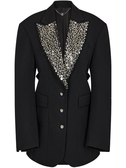 Embroidered Blazer