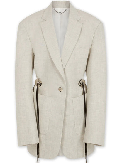 Mottled Wool Blazer