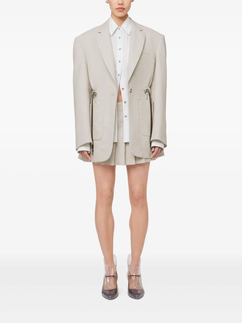 Mottled Wool Blazer