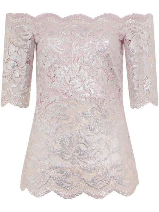 Floral-Lace Blouse