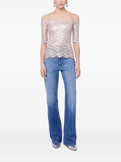 Floral-Lace Blouse