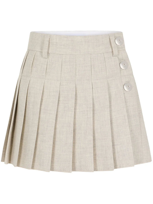 Pleated Mini Skirt