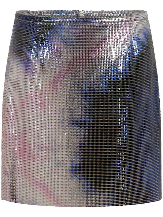 Mesh Mini Skirt