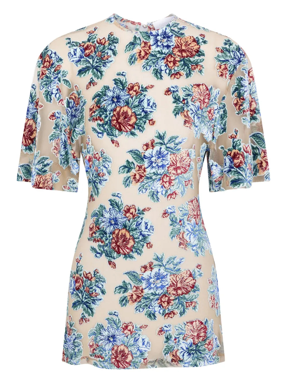 Floral-Jacquard T-Shirt