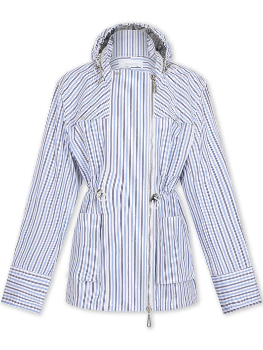Striped Hooded Jacket