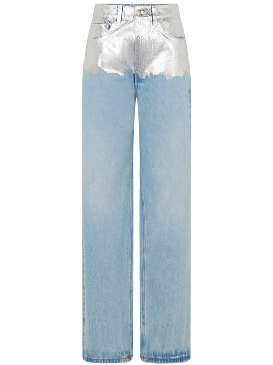 Metallic Detailing Jeans