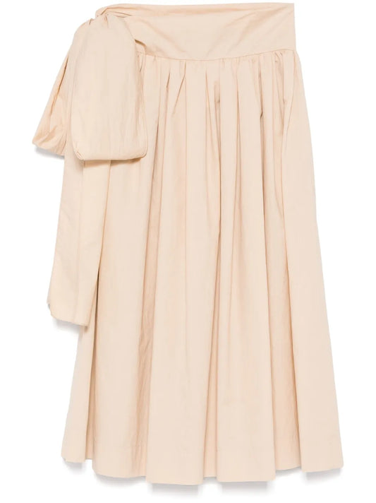 Pleated Midi Skirt