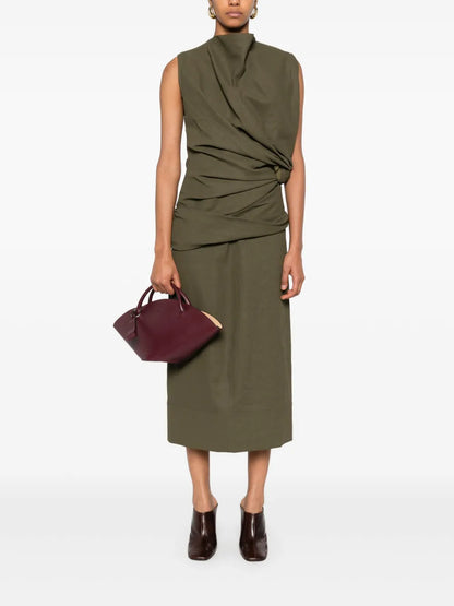 Draped Maxi Dress