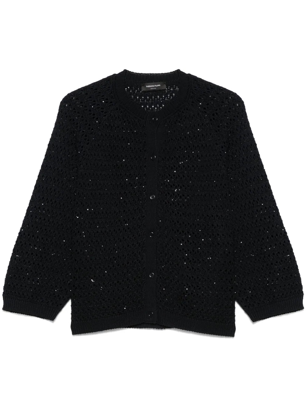 Sequin-Embellished Cardigan