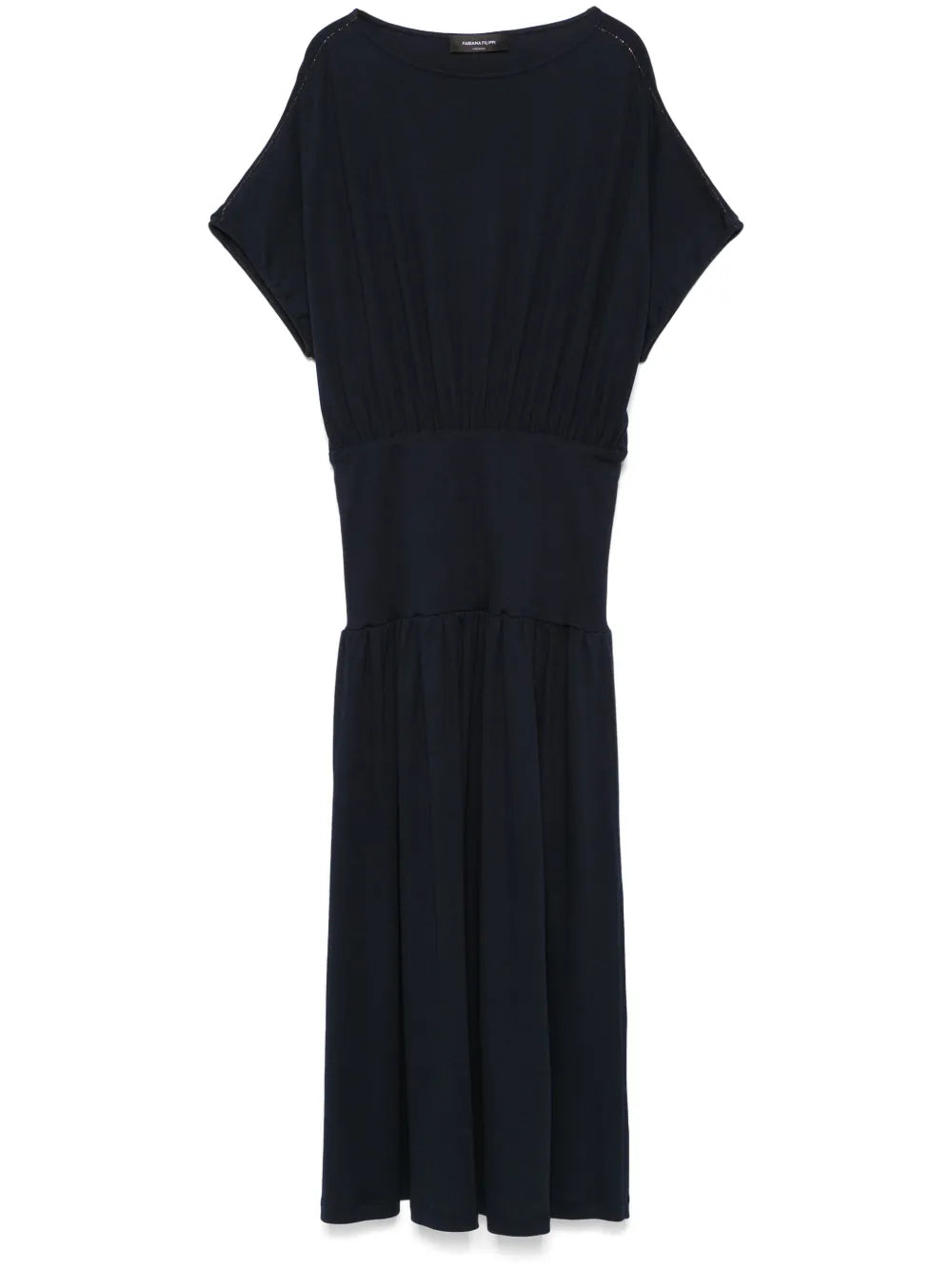 Bead-Embellished Midi Dress