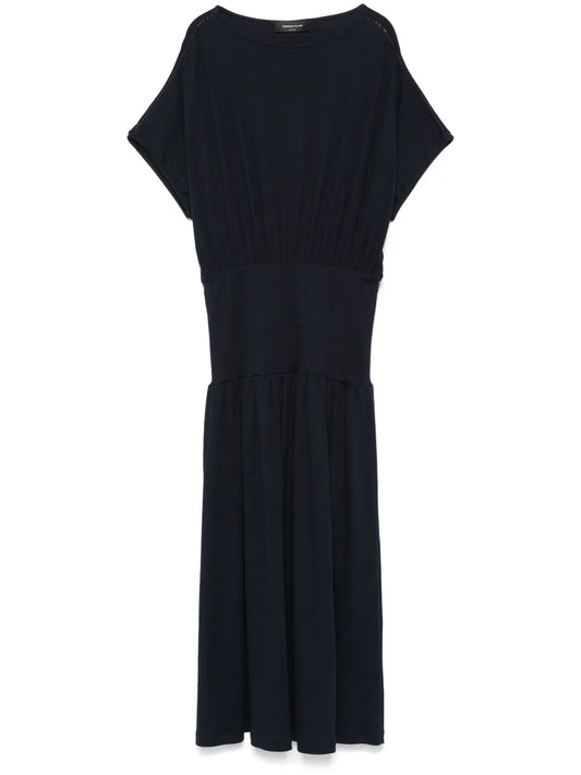 Bead-Embellished Midi Dress