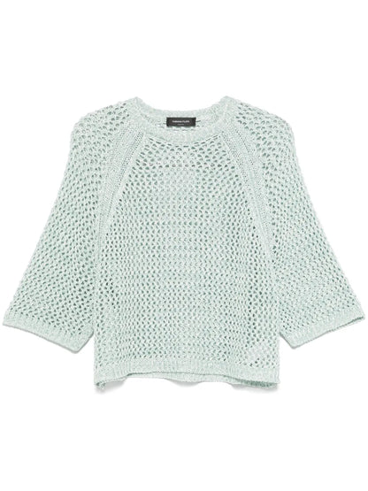 Crochet-Knit Sweater