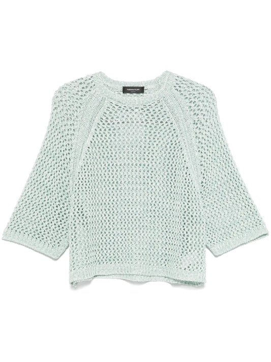Crochet-Knit Sweater
