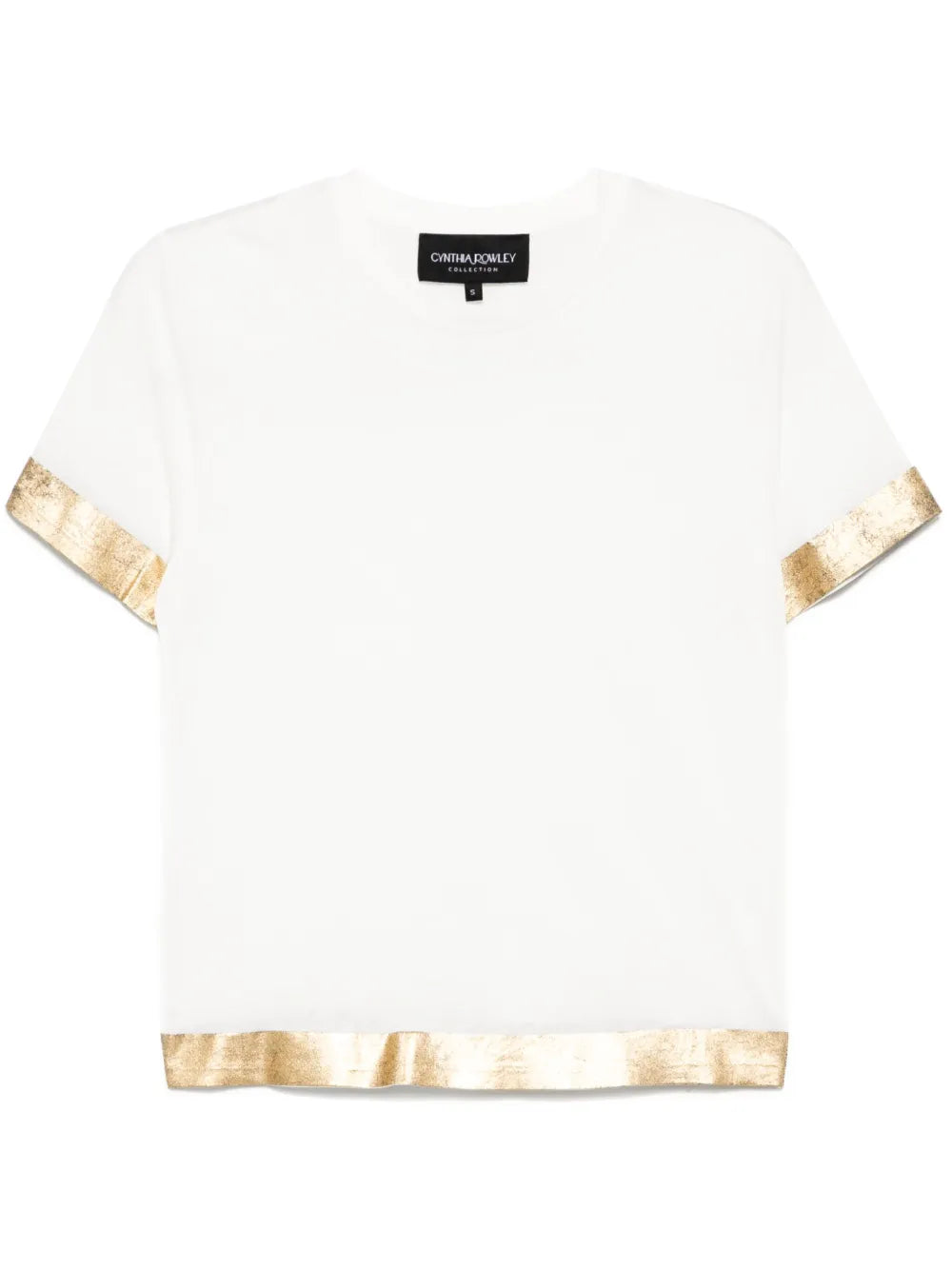 Foil-Hem T-Shirt
