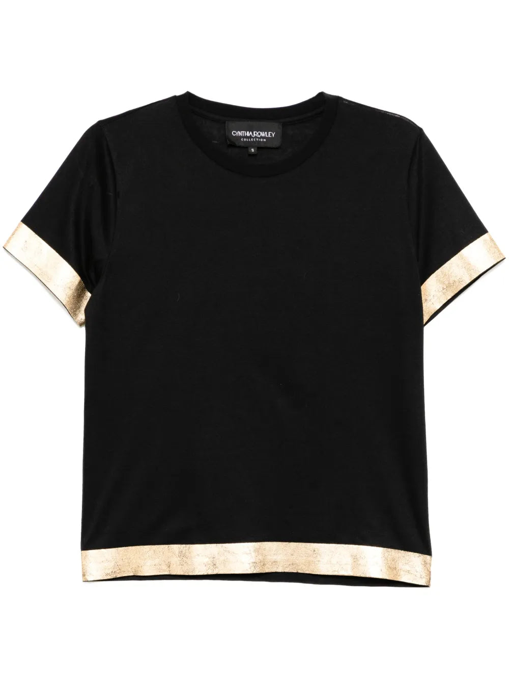 Foil-Hem T-Shirt