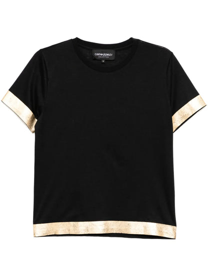 Foil-Hem T-Shirt