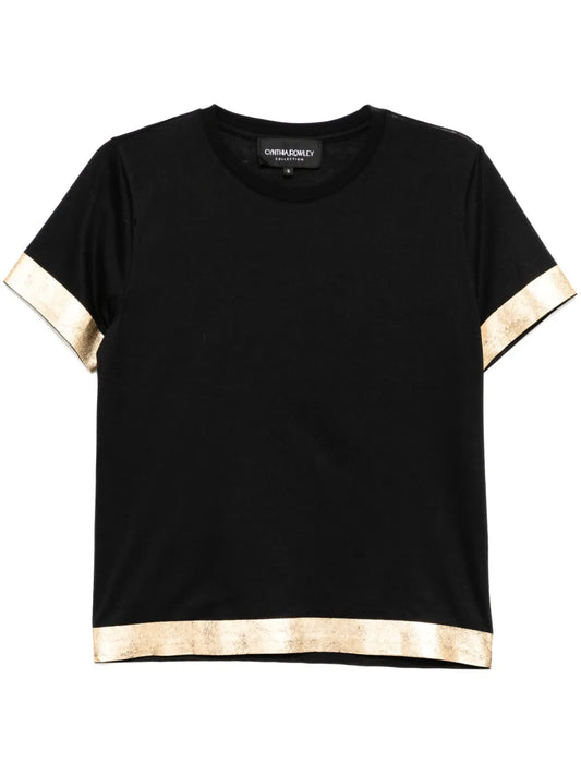 Foil-Hem T-Shirt