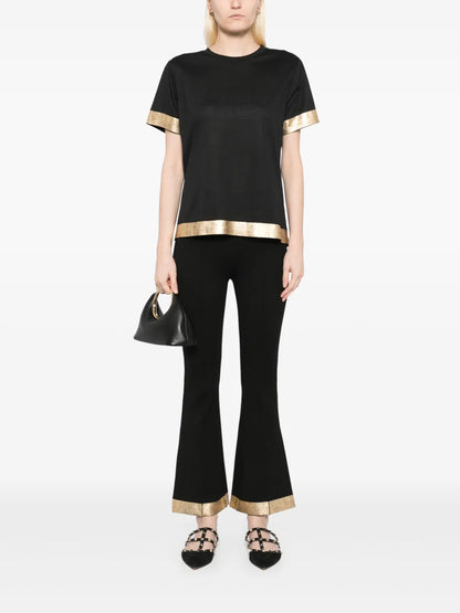 Foil-Hem T-Shirt