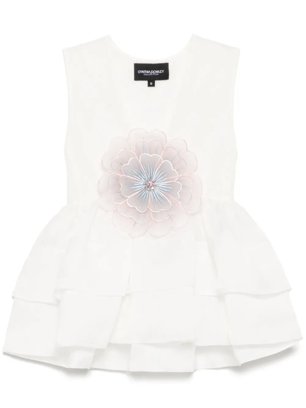 Organza Flower Top