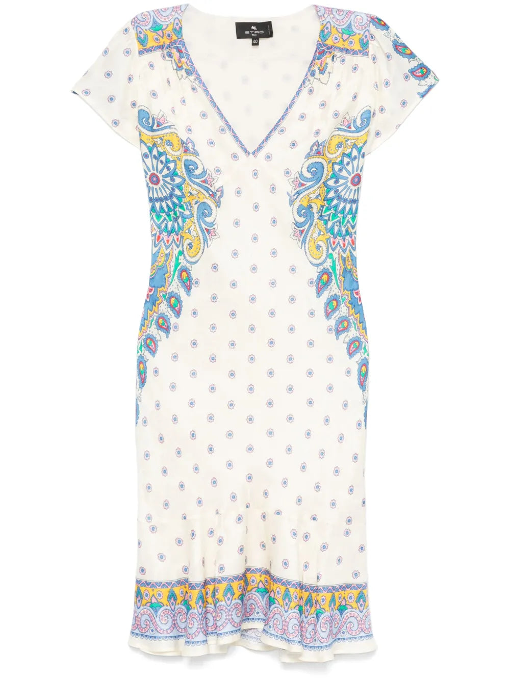 Paisley-Print Dress
