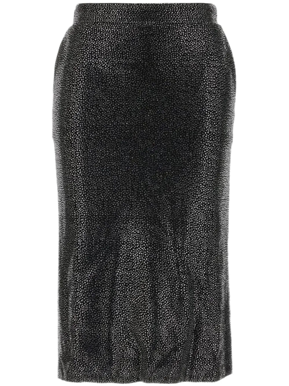 Crystal-Embellished Midi Skirt
