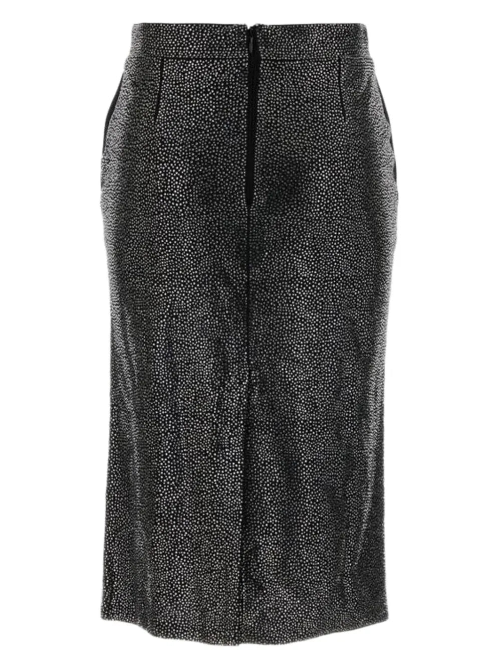 Crystal-Embellished Midi Skirt
