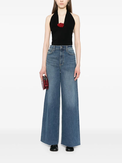 High-Rise Wide-Leg Jeans