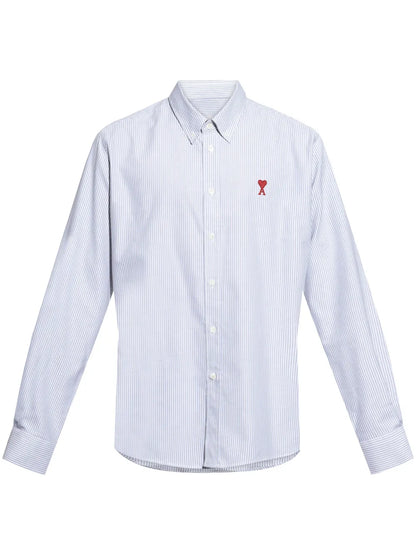 Logo-Embroidered Cotton Shirt