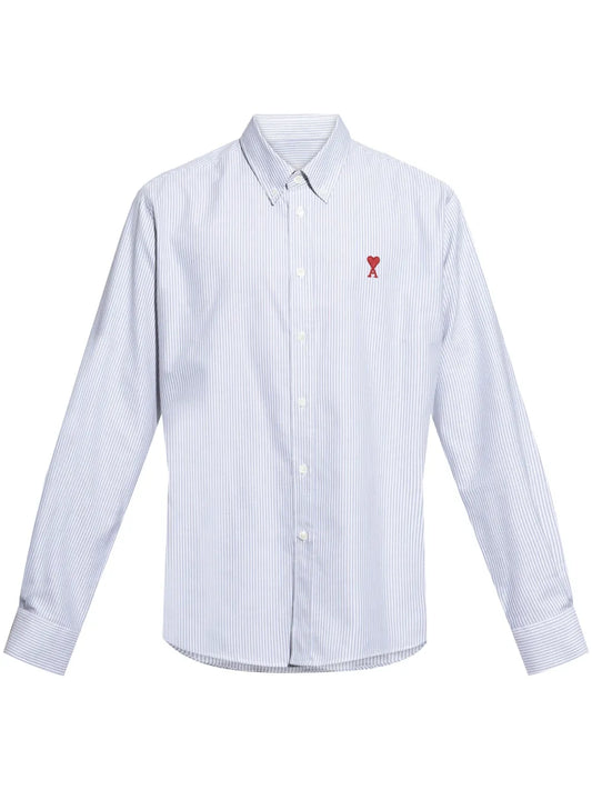 Logo-Embroidered Cotton Shirt