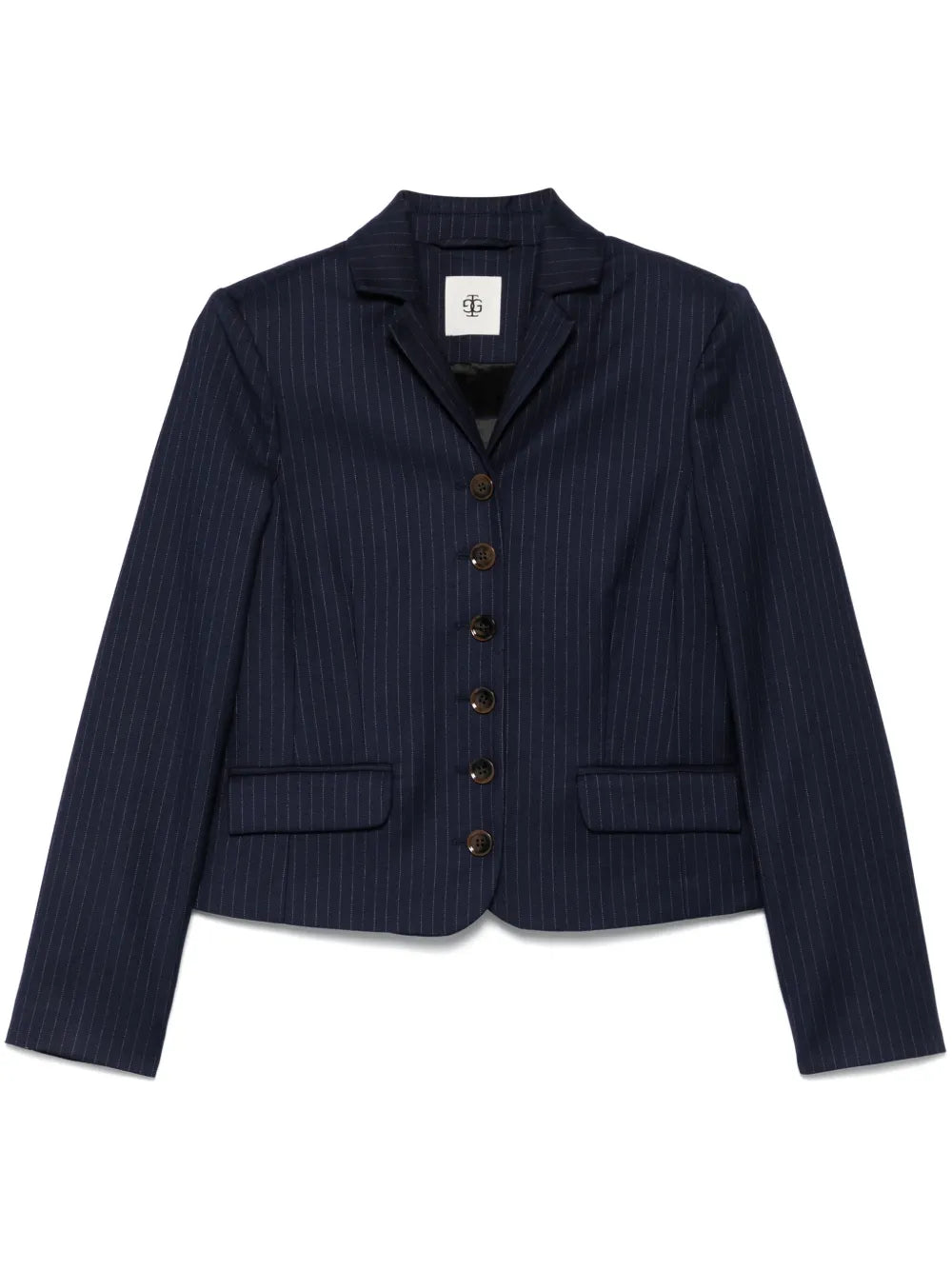 Pinstriped Blazer