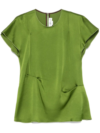 Pleat-Detail Top